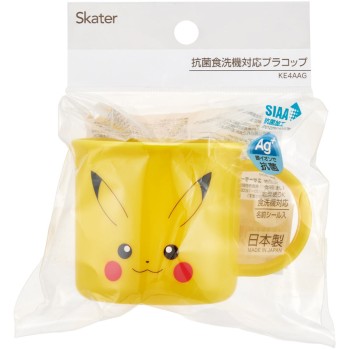 KE4AAG 항균 식기세척기 대응 플라스틱 컵 피카추F23