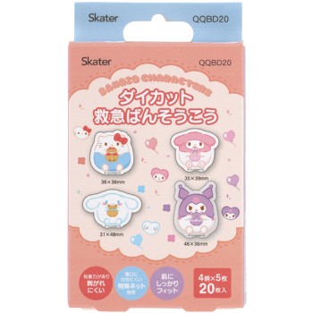 스케이터 다이컷 반창고 산리오 20매 스케이터 주식회사
