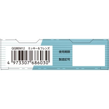 마츠키요 손가락에 감기 쉬운 반창고 미키 프렌즈 12매