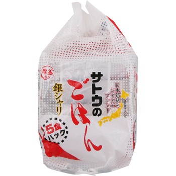 사토의 밥 긴샤리 5끼팩 200g×5 사토식품