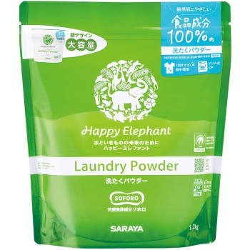 해피 엘레판트 세탁 파우더 1.2kg 사라야