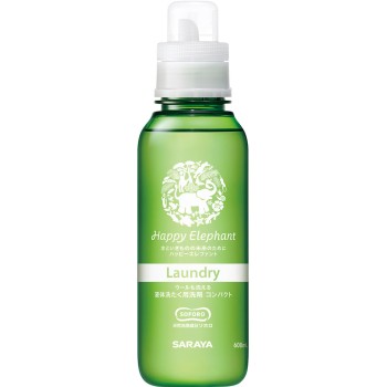 해피 엘리펀트 액체 세탁 세제 컴팩트 본체 600ml 사라야