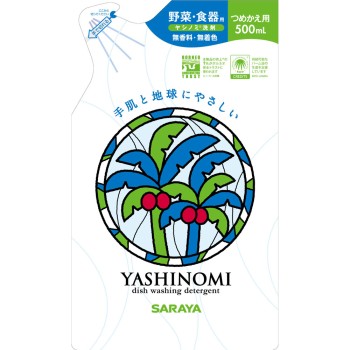 야시노미 세제 리필 500ml 사라야