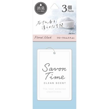 사봉 타임 플레이트 3개 팩 플로럴 머스크 플로럴 머스크 오카모토 산업