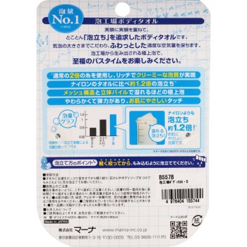 거품공장 바디타올 블루 _ 마나