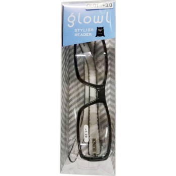 리딩 글라스 GLOWL 3도 GL01 +3.00 미타니 옵티컬