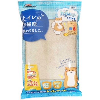 손질 간편 화장실 모래 1.5kg 도기맨하야시