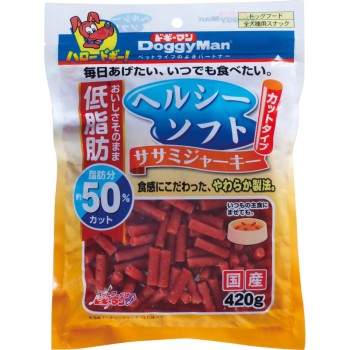 헬시소프트 닭가슴살 저키 컷타입 420g 도기만하야시