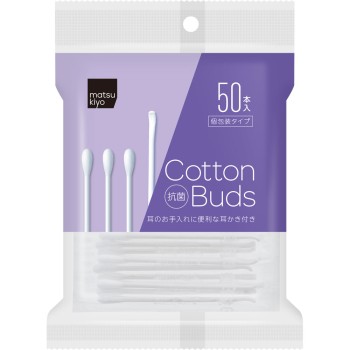 마츠키요 항균 귀이개 면봉 개별 포장 50개