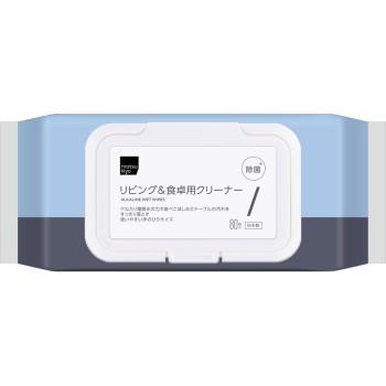 마츠키요 뚜껑 달린 리빙&식탁 클리너 80매