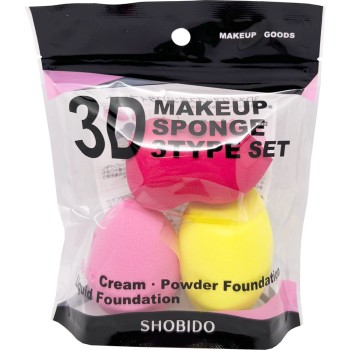 3D 메이크업 스폰지 3P SPV71159 쇼비도