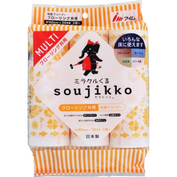 미라클 쿠루 소지짓코 멀티 점착 클리너 50바퀴×3롤 아이무