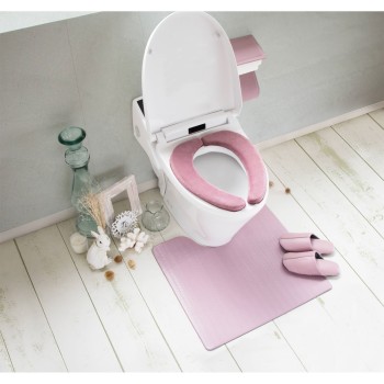 게으른 폭신 변기 쿠션 핑크 요코즈나 공업