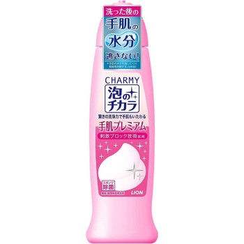 CHARMY 거품의 힘 손 피부 프리미엄 식기 세제 본체 주방용 세제 240ml 라이온