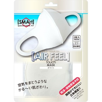 에어 필 터치 마스크 2매 화이트 어드밴스