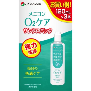 O2케어 상크스팩 120ml 3P 메니콘