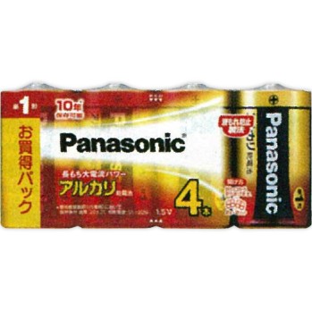 알카리 건전지 AA형 LR20XJ/4SW 파나소닉