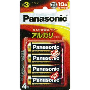 알칼리 건전지 단3형 LR6XJ/4B 파나소닉