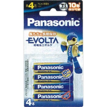 건전지 에볼타 단4형 LR03EJ/4B 파나소닉