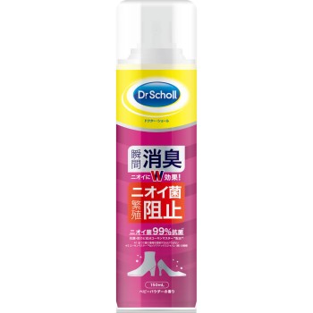 닥터숄 소취·항균 신발스프레이 BP(베이비파우더향) 150ml Scholl's Wellness Co
