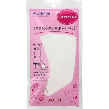 발가락 사이 꽉 잡기 서포트 패드 클리어 아카이시