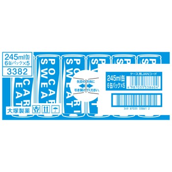 포카리스웨트 캔 케이스 245ml×30