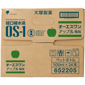 OS-1 애플풍미 케이스 500ml×24 오츠카제약