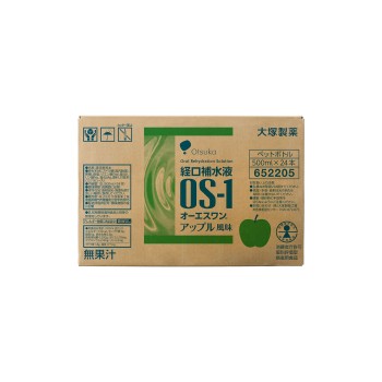 OS-1 애플풍미 케이스 500ml×24 오츠카제약