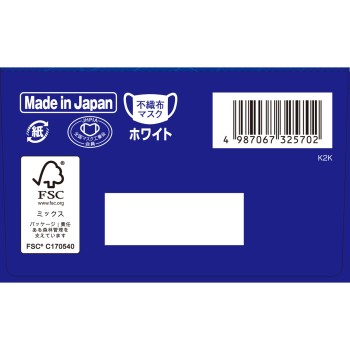 3차원 마스크 보통 M 사이즈 화이트 30매 코와