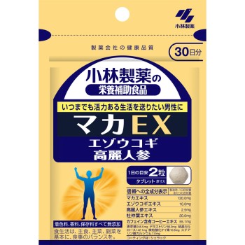 고바야시제약의 영양보조식품 마카EX 60알 고바야시제약