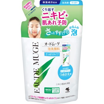 오드뮤게 거품 세안료 산뜻 타입 리필 130ml 고바야시제약