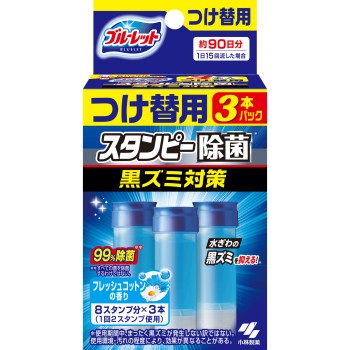 블루렛 스탬피 제균 검은때 대책 교체용 프레쉬코튼향 84g 고바야시제약