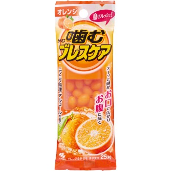 씹는 브레스케어 오렌지 25알 고바야시제약