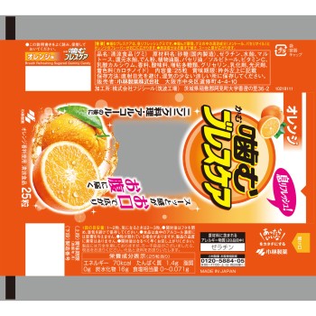 씹는 브레스케어 오렌지 25알 고바야시제약