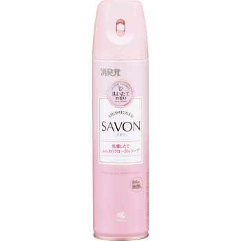 소취겐 SAVON 스프레이 세탁한 듯 폭신 플로럴소프 280ml 고바야시제약