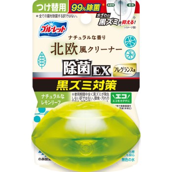 액체 블루렛 내려놓기만 살균 EX 프래그런스 교체품 북유럽 레몬 리프 67ml 고바야시제약