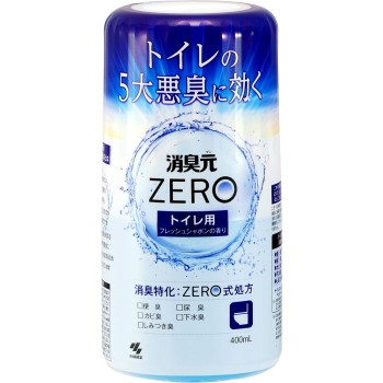 쇼취모토 ZERO 화장실용 프레쉬 비누방울향 400ml 고바야시제약