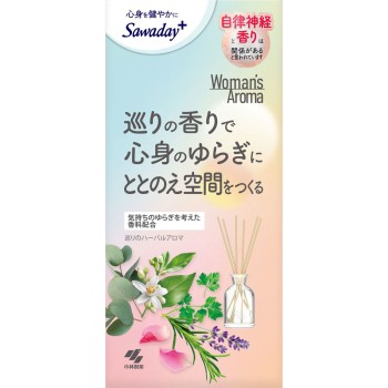 Sawadaay+ Woman's Aroma 순환의 허벌아로마 70ml 고바야시제약