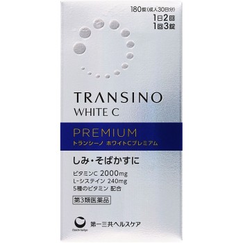 트란시노 화이트 C 프리미엄 180정 다이이치산쿄 헬스케어