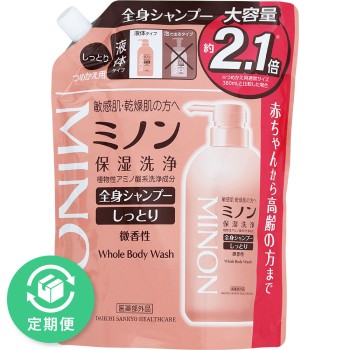 미노온 전신샴푸 촉촉 타입 리필 리필800ml 다이이치산쿄 헬스케어