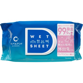 클레베&앤드 바이러스·균 제거 시트 50매 다이코 약품