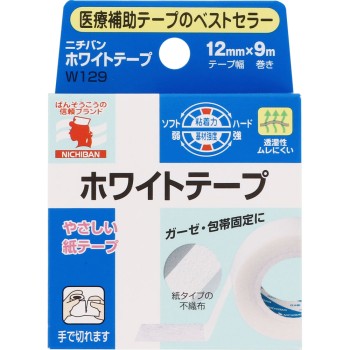 화이트 테이프 12mm×9m 니치반