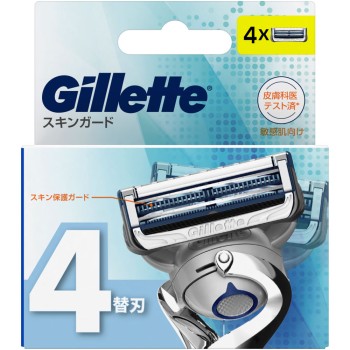 질레트 스킨가드 매뉴얼 교체날4개입 P&G재팬