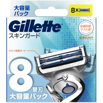 질레트 스킨가드 매뉴얼 교체날8개입 P&G재팬
