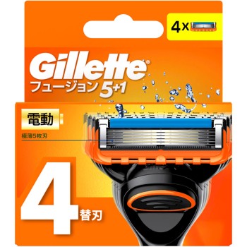 질레트 퓨전 파워 교체날4개 P&G재팬