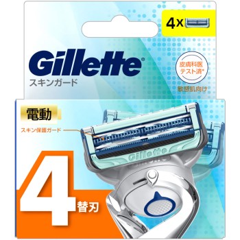 질레트 스킨가드 파워 교체날4개입 P&G재팬