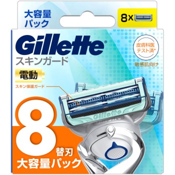 질레트 스킨가드 파워 교체날8개입 P&G재팬