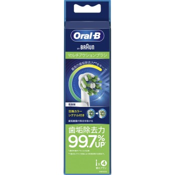 오랄B 멀티액션 브러시 교환 시그날모 교체 브러시 4개입 BRAUN