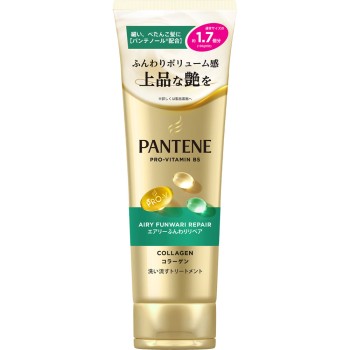 판텐 에어리 풍성한 케어 씻어내는 트리트먼트 대용량 300g P&G재팬