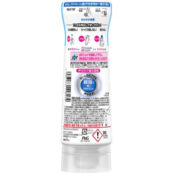 조이 W 제균 식기용 세제 거꾸로 보틀 상쾌한 미향 본체 290ml P&G 재팬